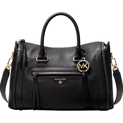 michael michael kors carine medium leather satchel